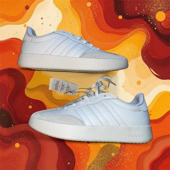 Adidas Barreda Men’s White Sneakers - Picture 8 of 9